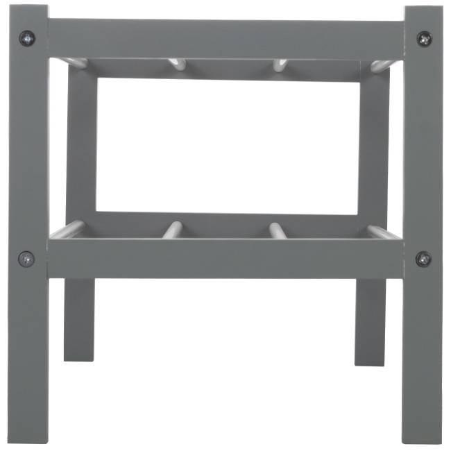 Обувница Атлас серый