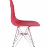 Стул Eames винный, опора металл