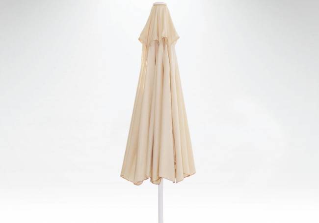 Зонт пляжный профессиональный Ø2.5 м Kiwi Clips серебристый, бирюзовый Ø2500 мм Зонт пляжный профессиональный Ø2.5 м Kiwi Clips серебристый, бирюзовый Ø2500 мм