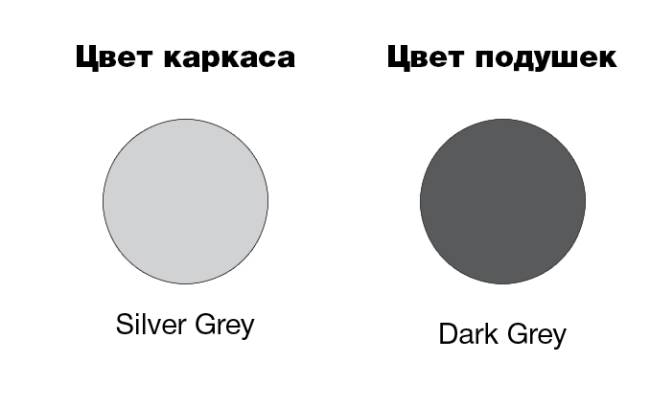 Комплект пластиковой мебели Mykonos XL серебристый, темно-серый Комплект пластиковой мебели Mykonos XL серебристый, темно-серый