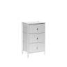 Комод Leset Хайди 3 ящика Белый Белый