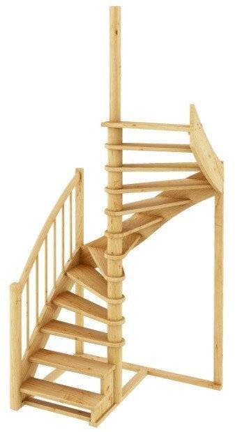 Деревянная лестница К-005м/1 Деревянная лестница К-005м/1