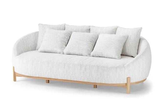 Комплект мягкой мебели Mone тик, светло-серый