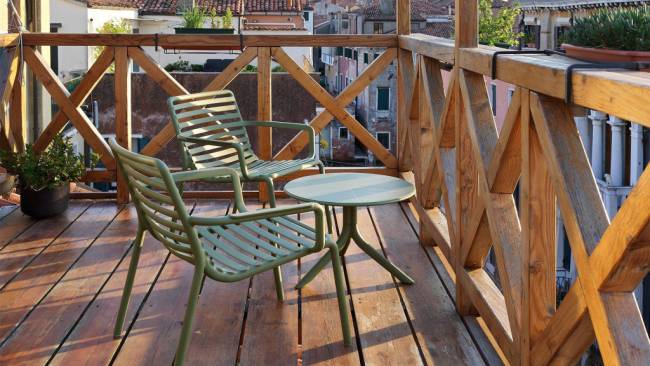 Лаунж-кресло пластиковое Doga Relax агава 700х755х760 мм Лаунж-кресло пластиковое Doga Relax агава 700х755х760 мм