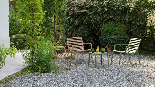 Лаунж-кресло пластиковое Doga Relax агава 700х755х760 мм Лаунж-кресло пластиковое Doga Relax агава 700х755х760 мм