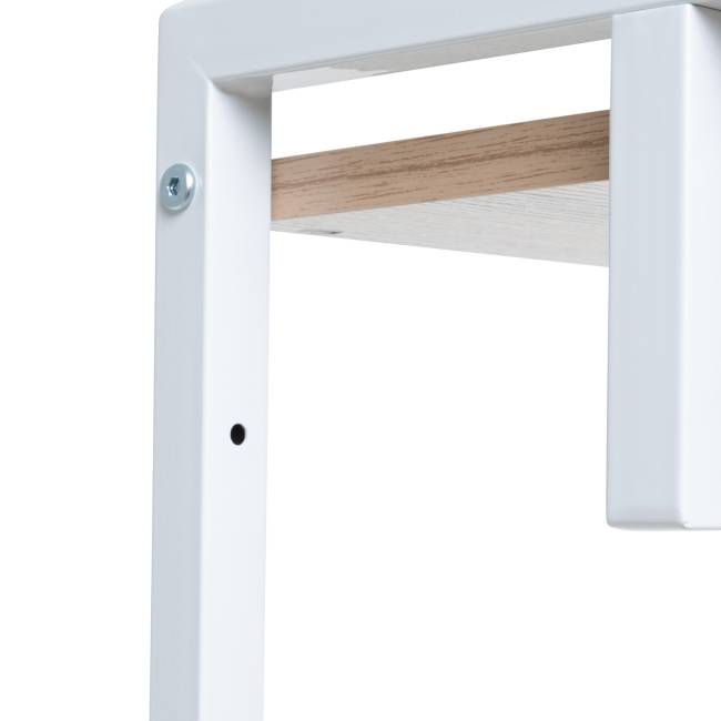 Комод Leset Ноа с вешалкой Белый Светло-серый