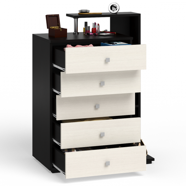 Комод Камелия цвет венге/дуб лоредо Комод Камелия цвет венге/дуб лоредо