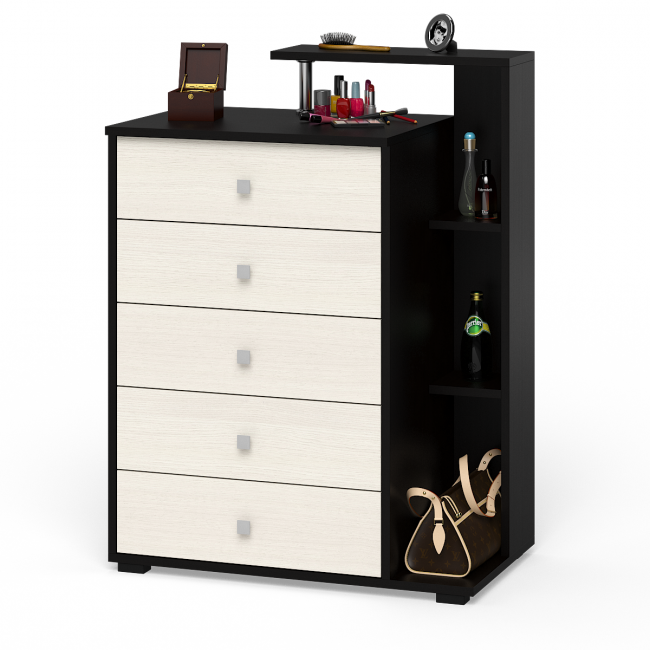 Комод Камелия цвет венге/дуб лоредо Комод Камелия цвет венге/дуб лоредо