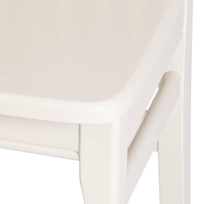 Стул Дольче/Dolce мягкое сиденье бук, МДФ, 40х46х100см, айвори вайт белый бук, мдф Стул Дольче/Dolce мягкое сиденье бук, МДФ, 40х46х100см, айвори вайт белый бук, мдф