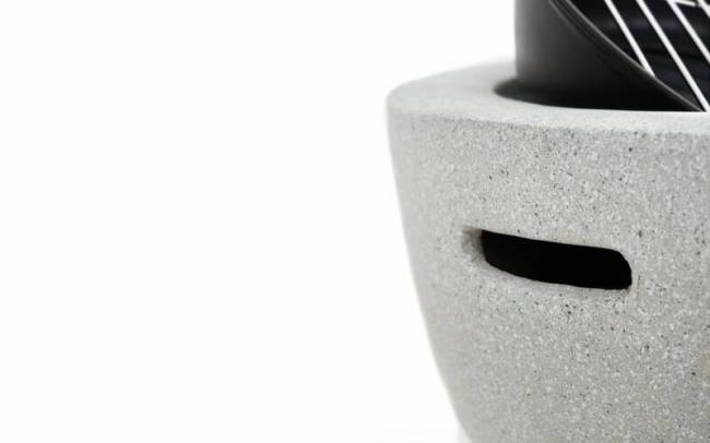 Hugett Fire Pit 1980 Серый камень/Чёрный Hugett Fire Pit 1980 Серый камень/Чёрный