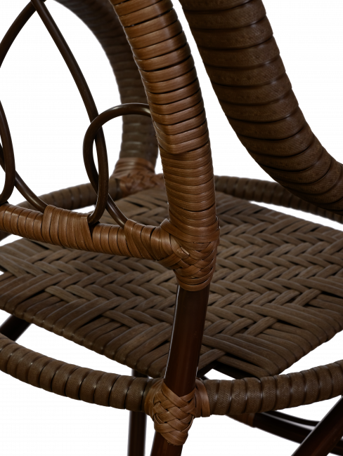 Стул Java (Ява) из искусственного ротанга, орех Стул Java (Ява) из искусственного ротанга, орех
