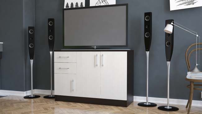 Комод СВК № 3, цвет венге/дуб лоредо