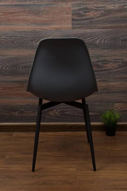 Стул Туссе чёрный /серый, серый ГЛ