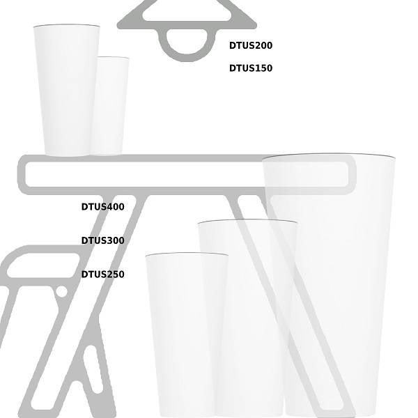 Кашпо для цветов TUBUS SLIM DTUS200-S449 белый 2 предмета 4 и 8 л Кашпо для цветов TUBUS SLIM DTUS200-S449 белый 2 предмета 4 и 8 л