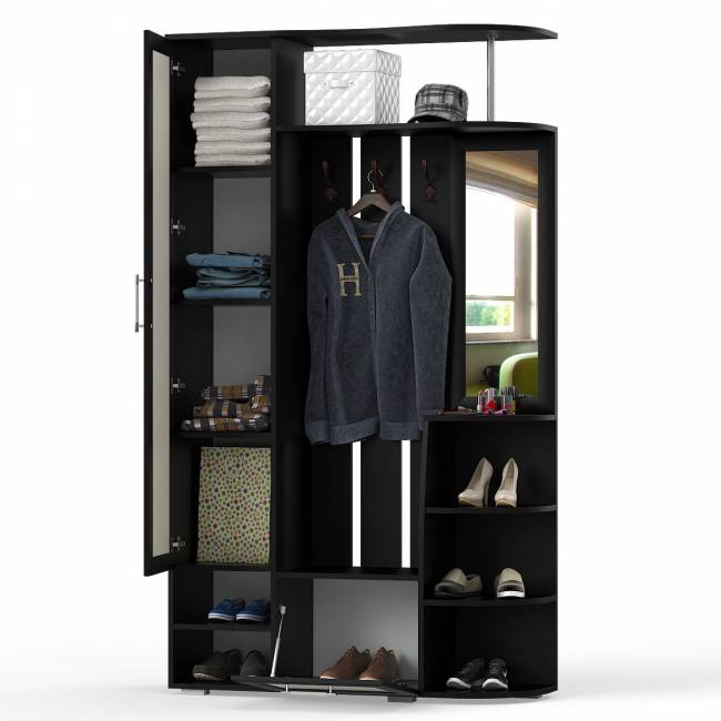 Прихожая Ксения-2, цвет венге/дуб лоредо Прихожая Ксения-2, цвет венге/дуб лоредо