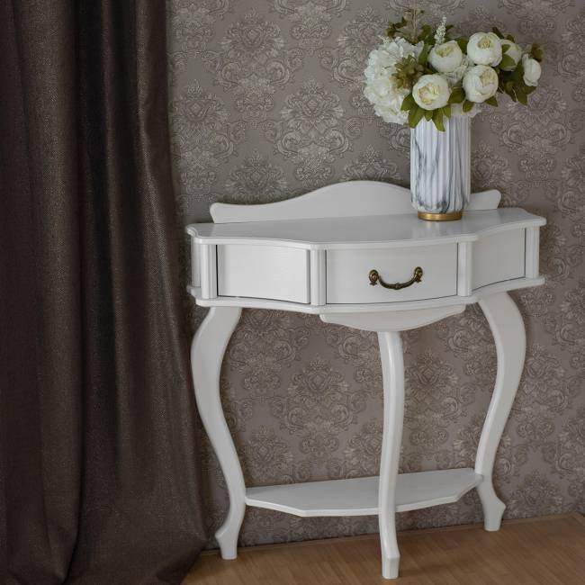 Консоль Джульетта молочный дуб Л