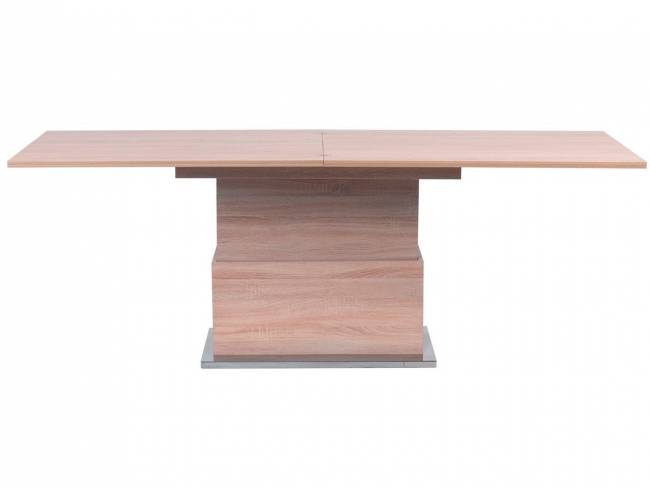 Стол-трансформер Левмар Slide D89/S79 сонома/ опоры нерж.сталь Стол-трансформер Левмар Slide D89/S79 сонома/ опоры нерж.сталь