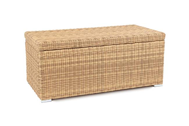 "Порту" сундук водонепроницаемый из искусственного ротанга, цвет соломенный "Порту" сундук водонепроницаемый из искусственного ротанга, цвет соломенный