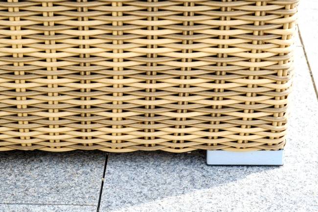 "Порту" сундук водонепроницаемый из искусственного ротанга, цвет соломенный "Порту" сундук водонепроницаемый из искусственного ротанга, цвет соломенный