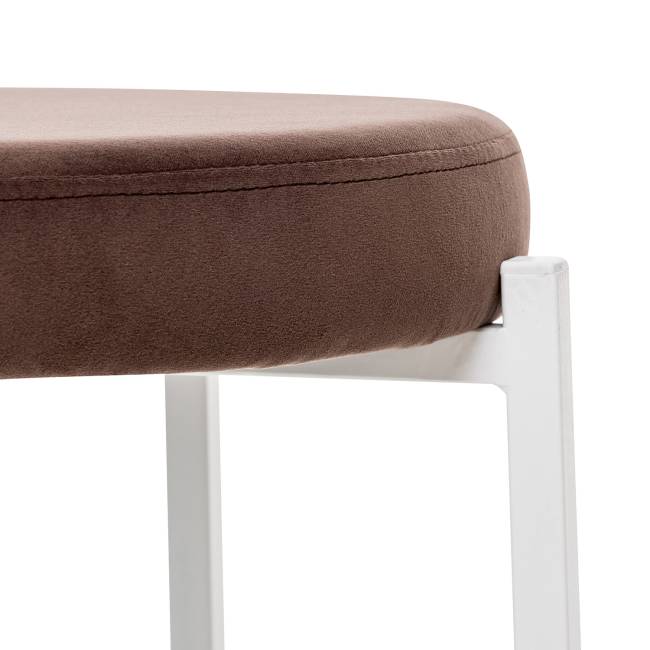 Табурет Leset Авис профиль Ultra Chocolate Белый Табурет Leset Авис профиль Ultra Chocolate Белый