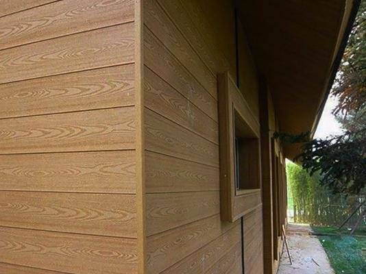 Фасадная панель из ДПК HOLZHOF, 165*15*3000 мм, слоновая кость Фасадная панель из ДПК HOLZHOF, 165*15*3000 мм, слоновая кость