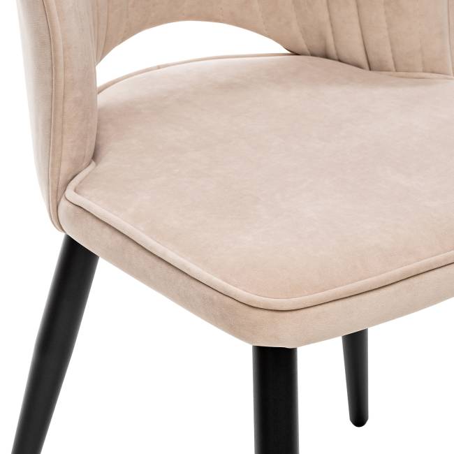 Стул Leset Арман 360 (поворотный механизм) Бежевый Чёрный Стул Leset Арман 360 (поворотный механизм) Бежевый Чёрный