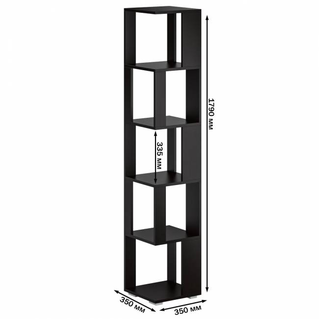 Комплект их 3-х открытых стеллажей цвет венге Комплект их 3-х открытых стеллажей цвет венге