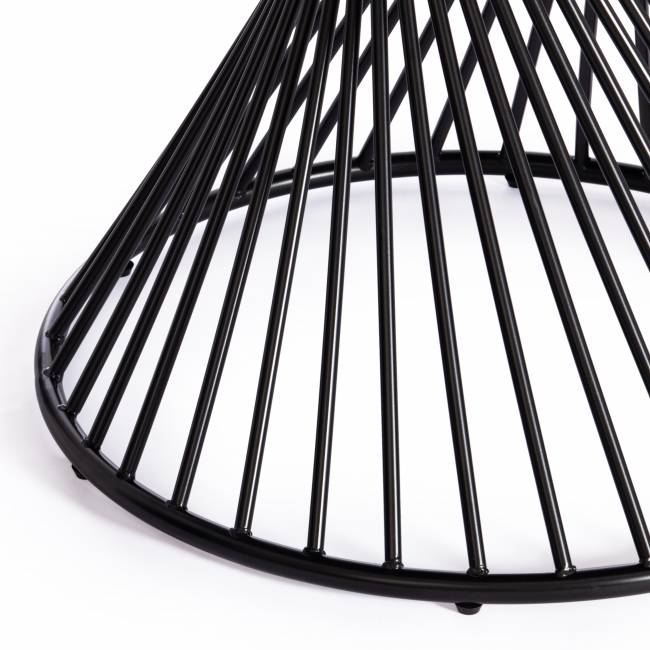 Стол BERTOIA (mod. GT21) металл/стекло (8мм), Black (черный), 110 х 110 х 75 см Black (черный) металл/стекло (8мм) Стол BERTOIA (mod. GT21) металл/стекло (8мм), Black (черный), 110 х 110 х 75 см Black (черный) металл/стекло (8мм)