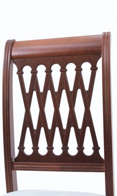 Обеденная группа Верди 120 со стульями Рич/ ромб бежевый, Орех Обеденная группа Верди 120 со стульями Рич/ ромб бежевый, Орех