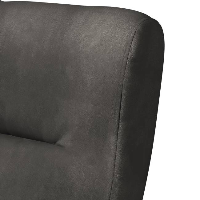 Кресло-качалка Каула экокожа Eva 6, каркас венге