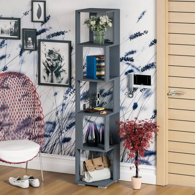 Стеллаж СВК цвет графит Стеллаж СВК цвет графит