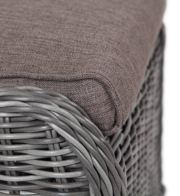 "Толедо" пуф плетеный, цвет графит "Толедо" пуф плетеный, цвет графит