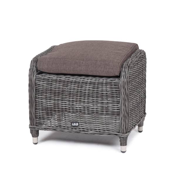 "Толедо" пуф плетеный, цвет графит "Толедо" пуф плетеный, цвет графит