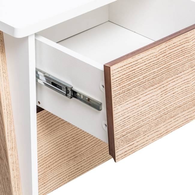 ТВ-тумба Leset "Сканди" Дуб, компаньон Молочный дуб Дуб шпон