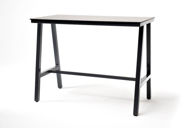 "Рио" стол барный из HPL 140х70см, H110, цвет столешницы "серый гранит" "Рио" стол барный из HPL 140х70см, H110, цвет столешницы "серый гранит"