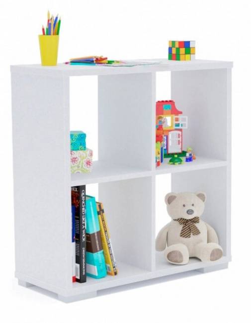 Стеллаж Стильный  С-3 белый