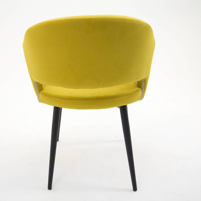 Стул Пичч чёрный / горчичный Стул Пичч чёрный / горчичный