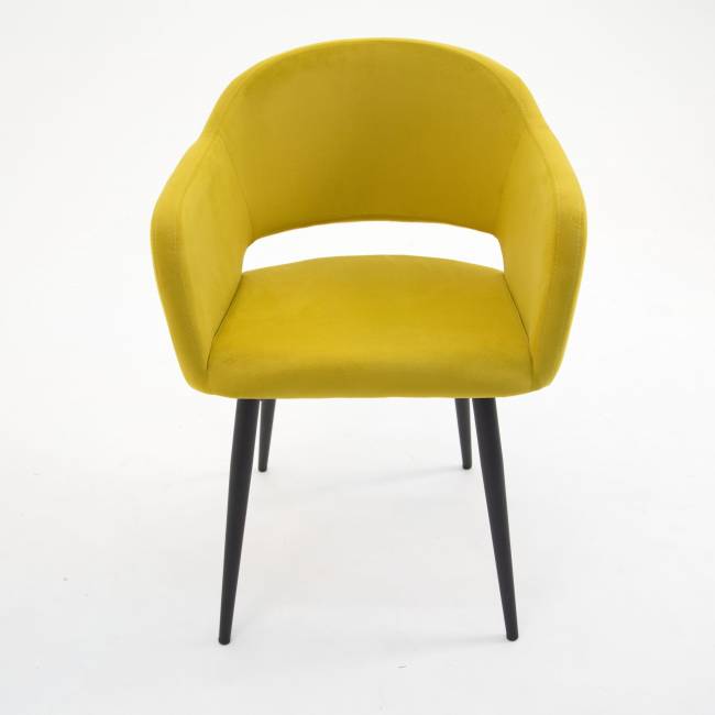 Стул Пичч чёрный / горчичный Стул Пичч чёрный / горчичный