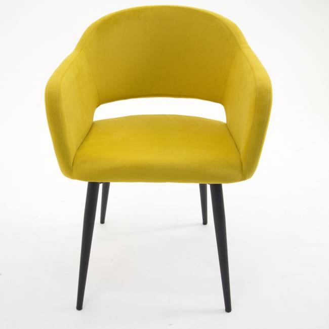 Стул Пичч чёрный / горчичный Стул Пичч чёрный / горчичный