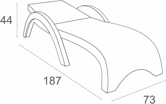 Шезлонг пластиковый с матрасом GS 1009 (Fiji) коричневый, слоновая кость 1870x730x340 мм Шезлонг пластиковый с матрасом GS 1009 (Fiji) коричневый, слоновая кость 1870x730x340 мм